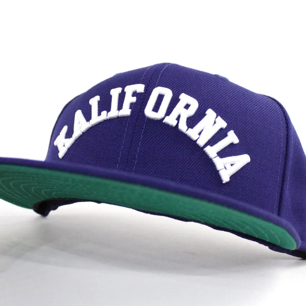 Kalifornia New Era Fitted 59FIFTY Hat (Blue Green Under Brim)