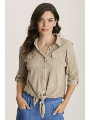 Kato Tie-Front Top