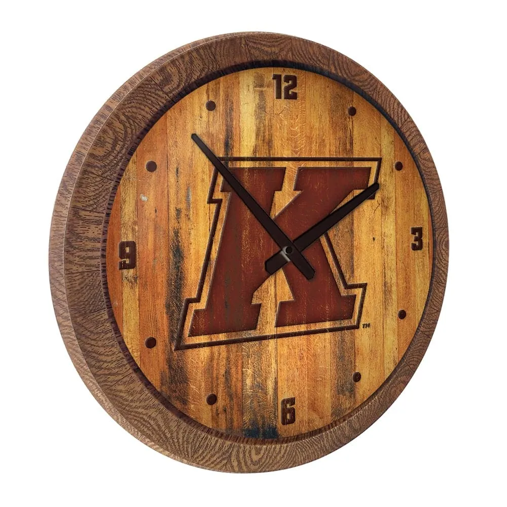 Kent State Golden Flashes: Branded "Faux" Barrel Top Wall Clock