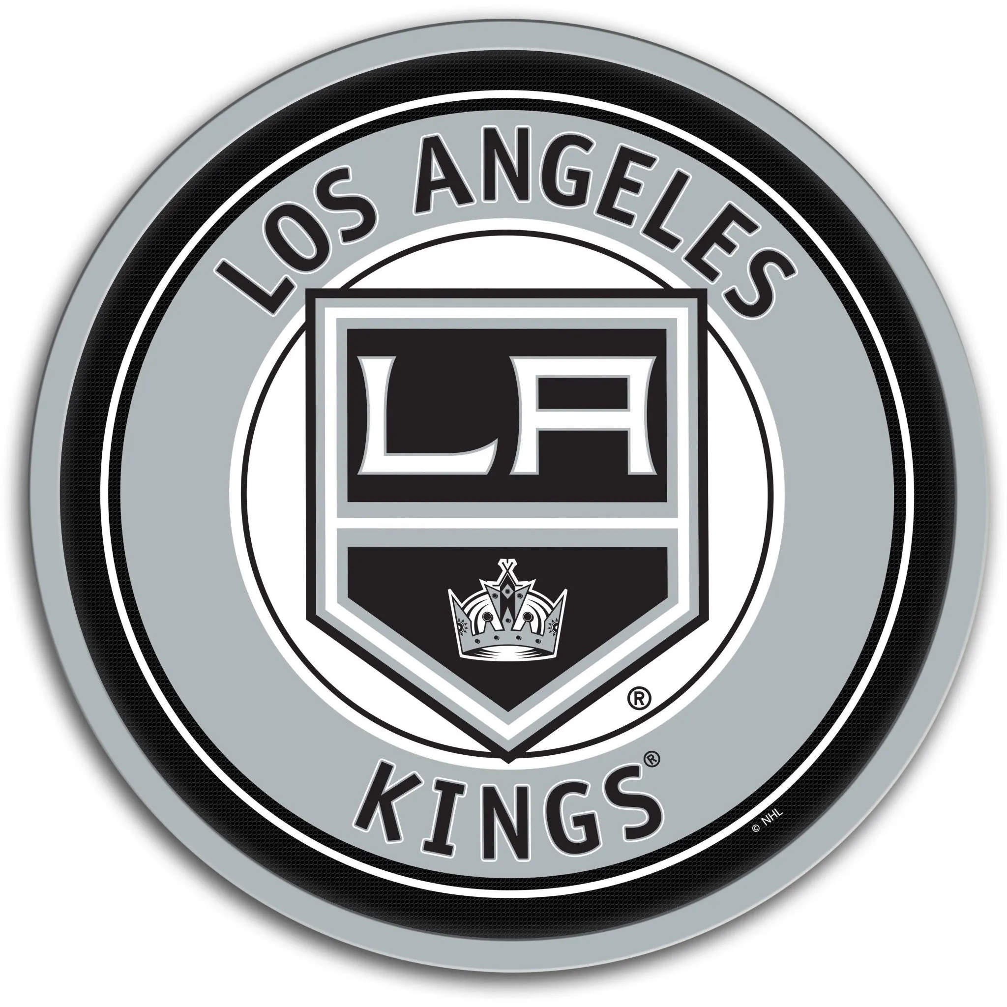 LA Kings: Modern Disc Wall Sign