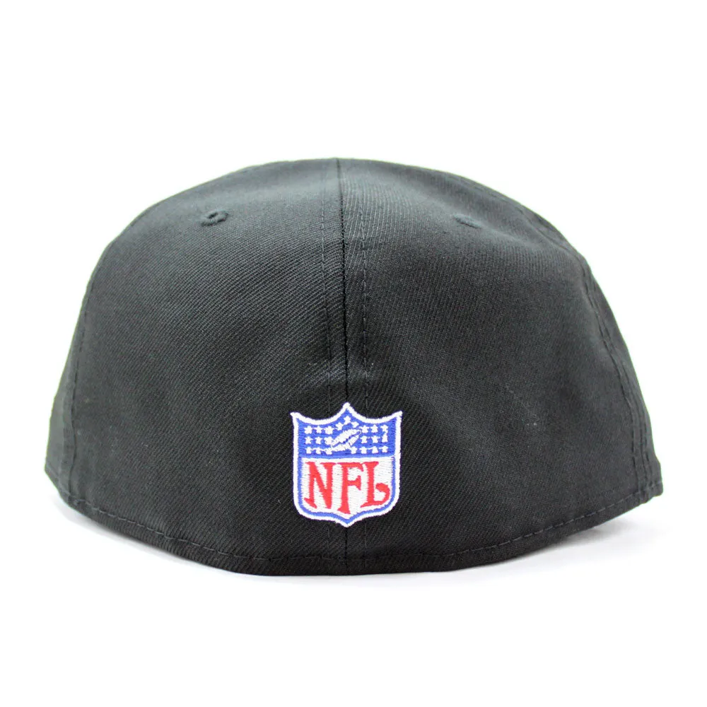 Las Vegas Raiders 1983 PRO BOWL New Era 59Fifty Fitted Hat (Glow in the Dark Logo Gray Under Brim)