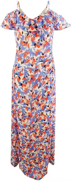 Lauren Ralph Lauren Women's Crinkled Georgette Cold-Shoulder Dress 253861569001
