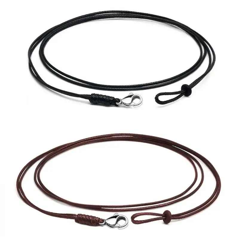 Leather Cord with Lobster Clasp
