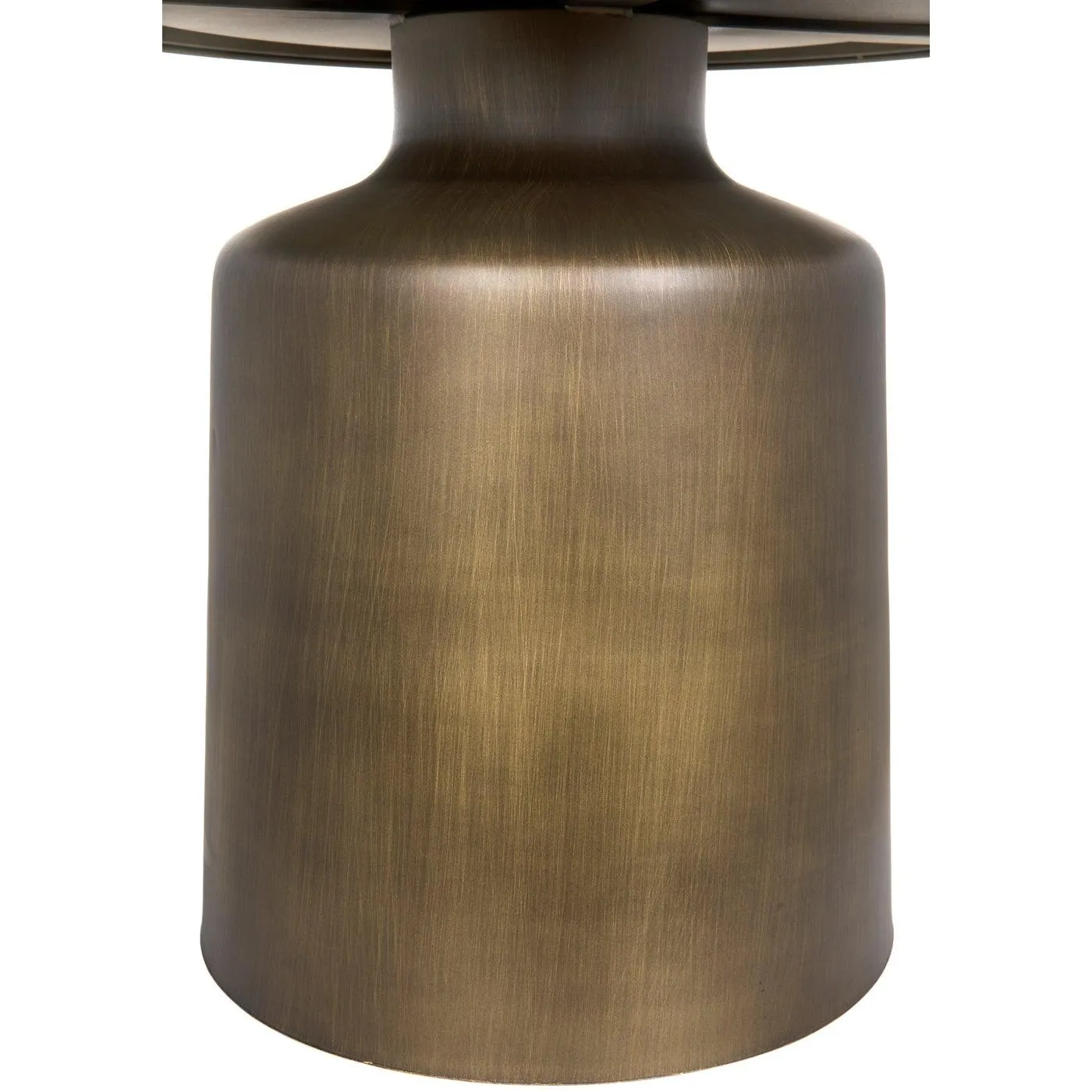 Lee Side Table, Aged Brass