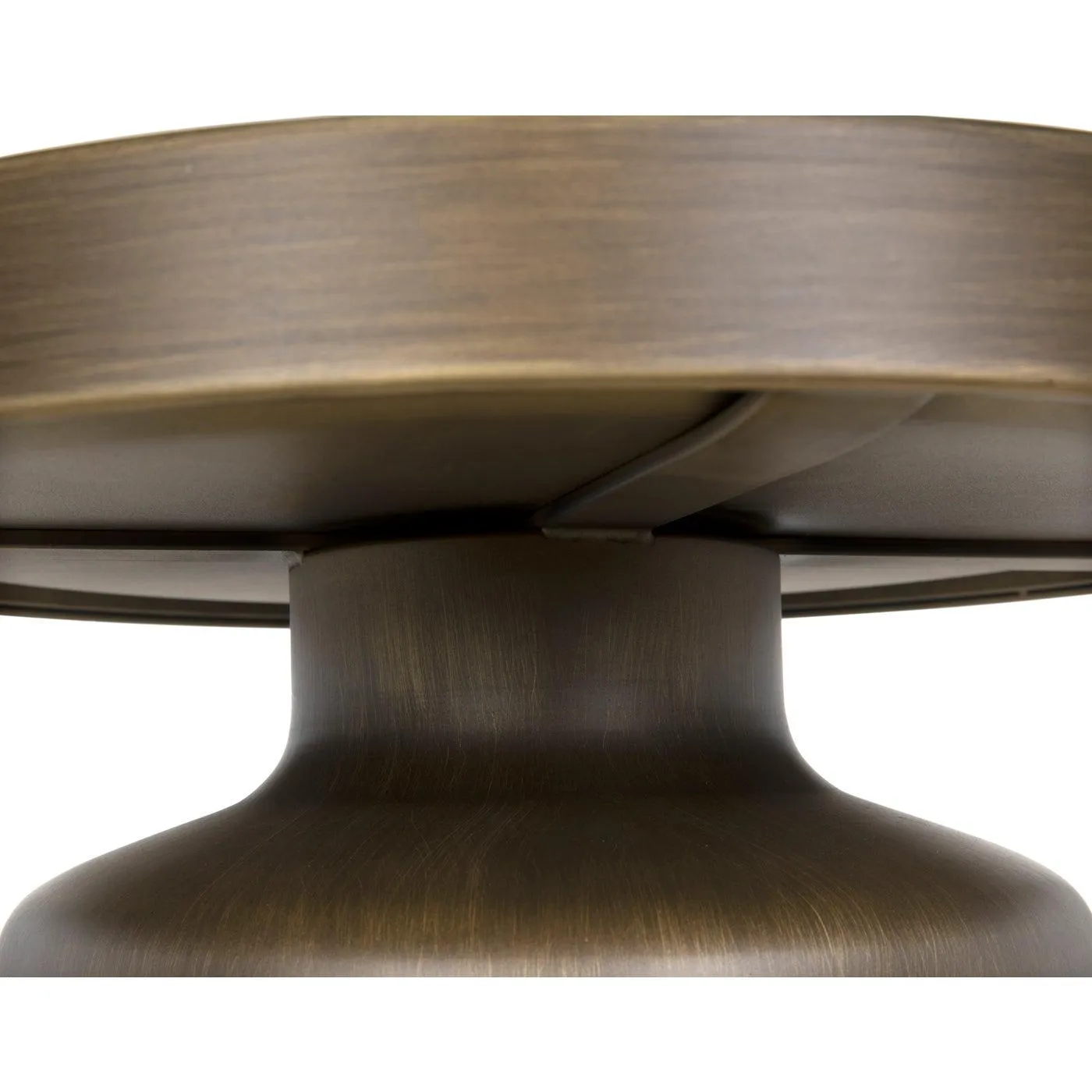 Lee Side Table, Aged Brass