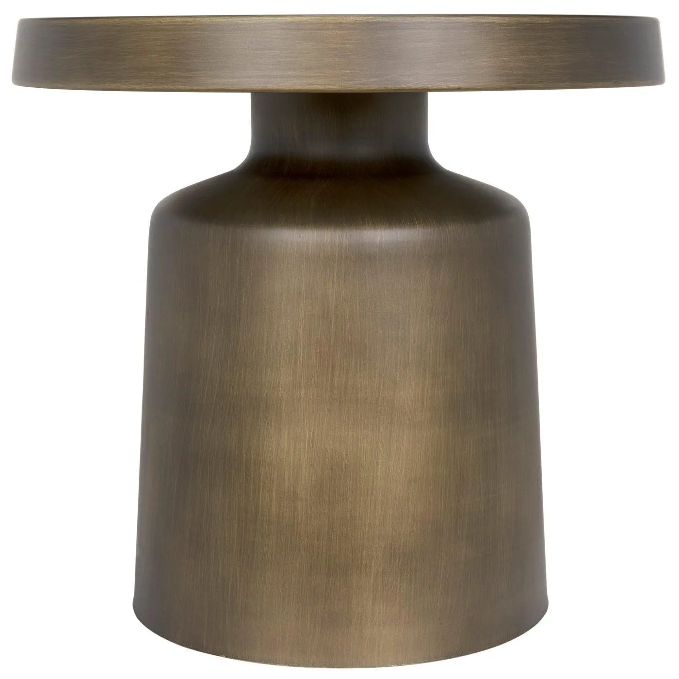 Lee Side Table, Aged Brass
