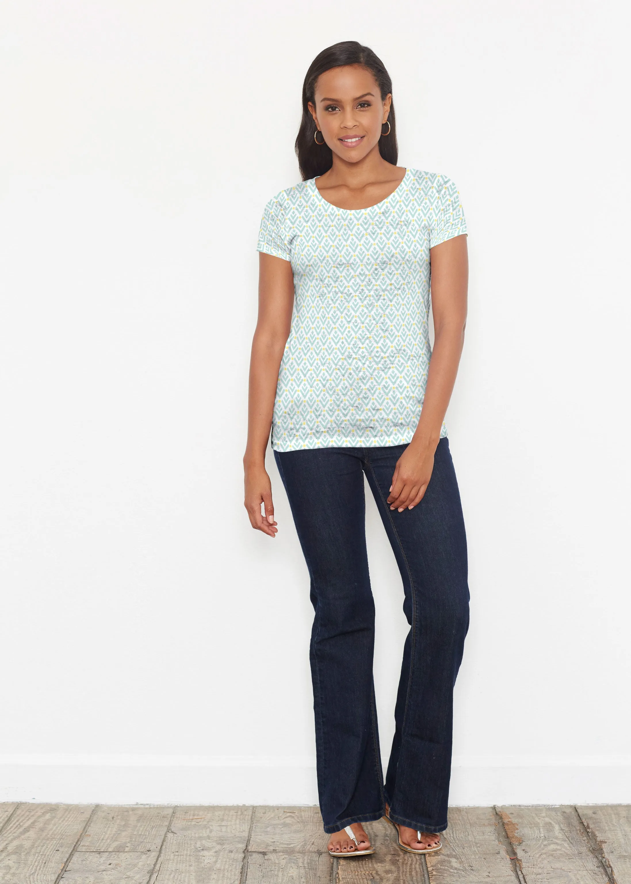 Lemon Drop (13575) ~ Short Sleeve Scoop Shirt
