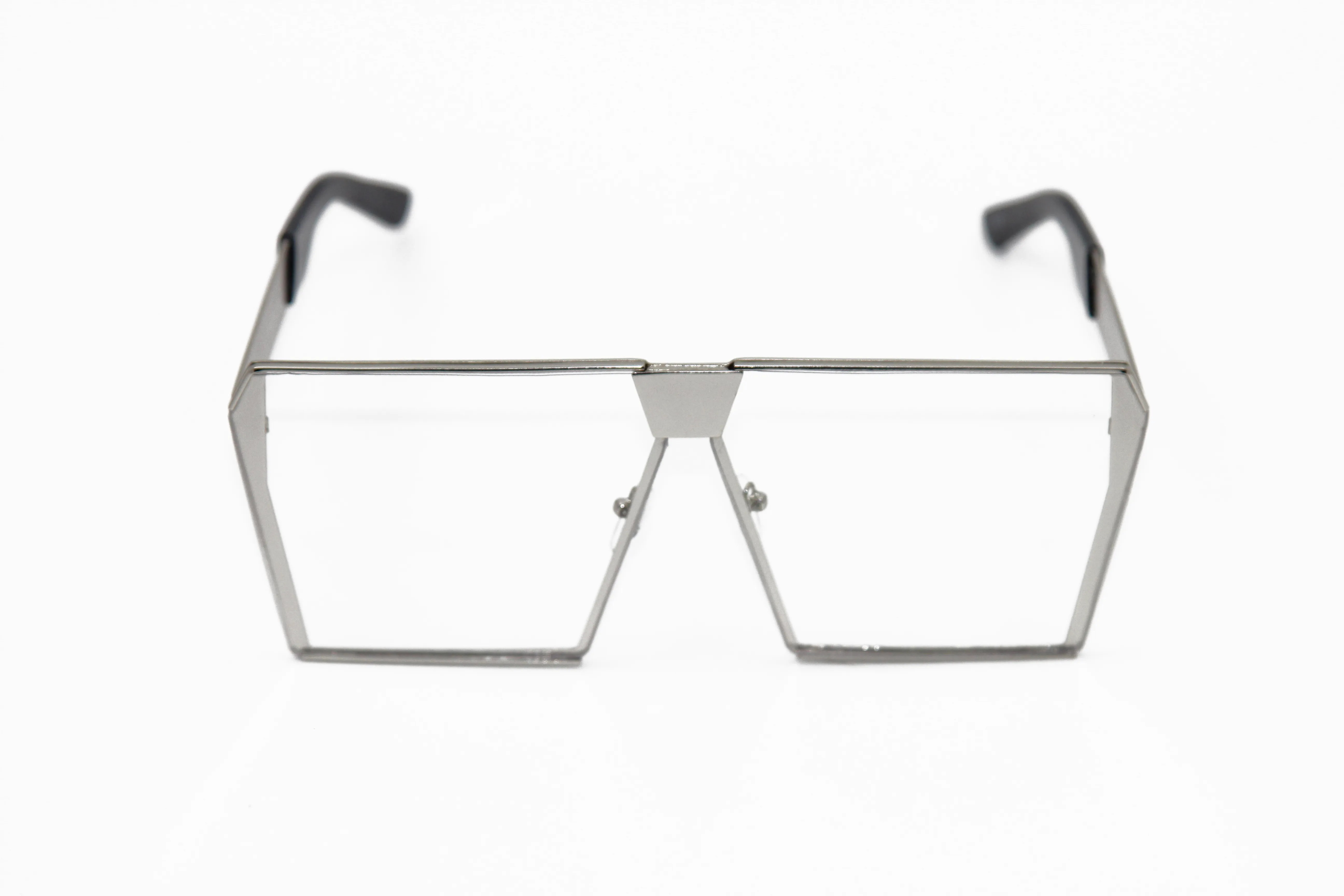 LETS BE CLEAR TRANSPARENT Large Frame Glasses
