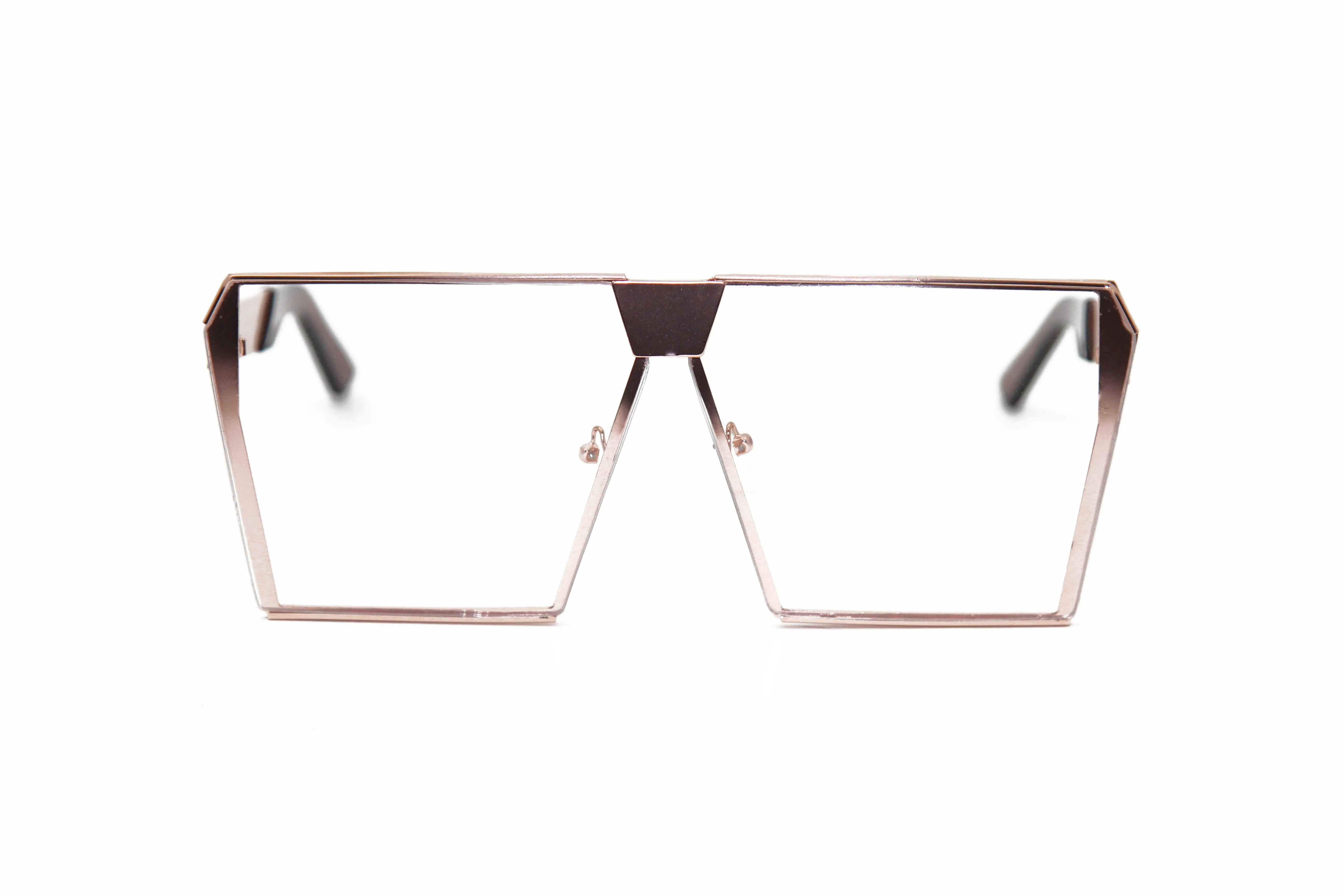 LETS BE CLEAR TRANSPARENT Large Frame Glasses