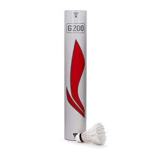 Li-Ning G200 Feather Shuttlecock – Speed 76, Pack of 3 | Durable, High-Flight Feather Birdies for Match Play