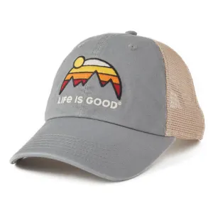 Life is Good Retro Mountains Soft Mesh Back Cap