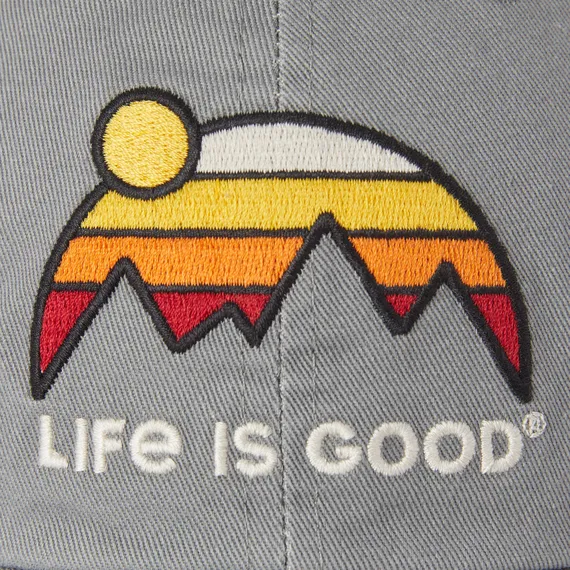 Life is Good Retro Mountains Soft Mesh Back Cap