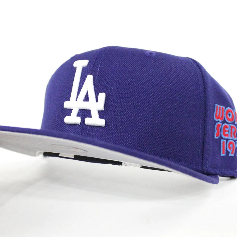 Los Angeles Dodgers 1974 World Series New Era 59Fifty Fitted Hat (Gray Under Brim)