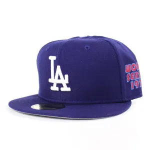 Los Angeles Dodgers 1974 World Series New Era 59Fifty Fitted Hat (Gray Under Brim)