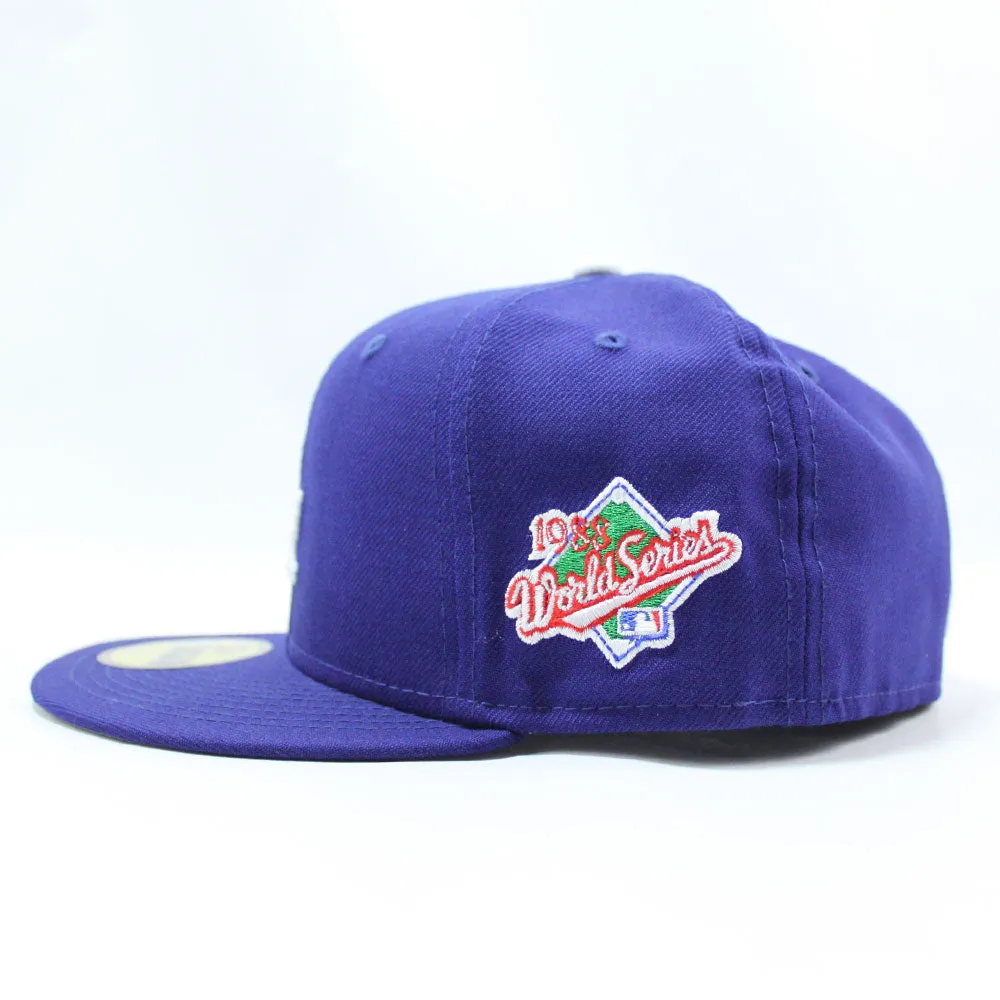 Los Angeles Dodgers 1988 World Series New Era 59Fifty Fitted Hat (Gray Under Brim)