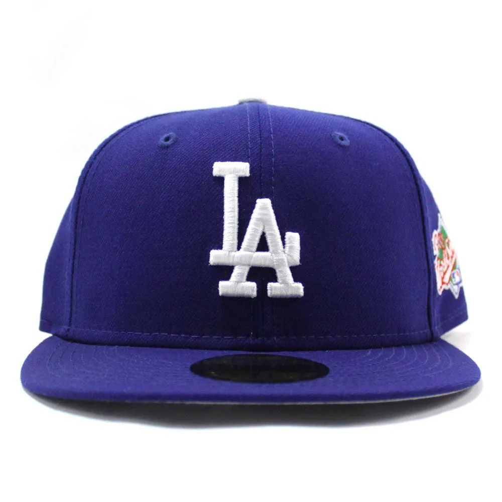Los Angeles Dodgers 1988 World Series New Era 59Fifty Fitted Hat (Gray Under Brim)