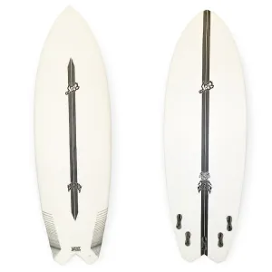 Lost 5'8" Hydra White Lightspeed