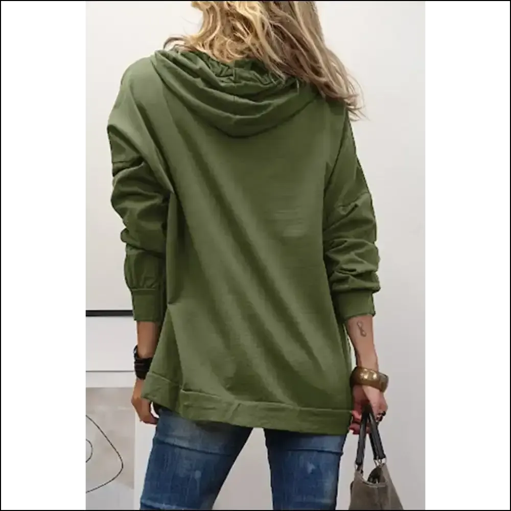 LOVE Dropped Shoulder Hoodie - Embrace Your Style