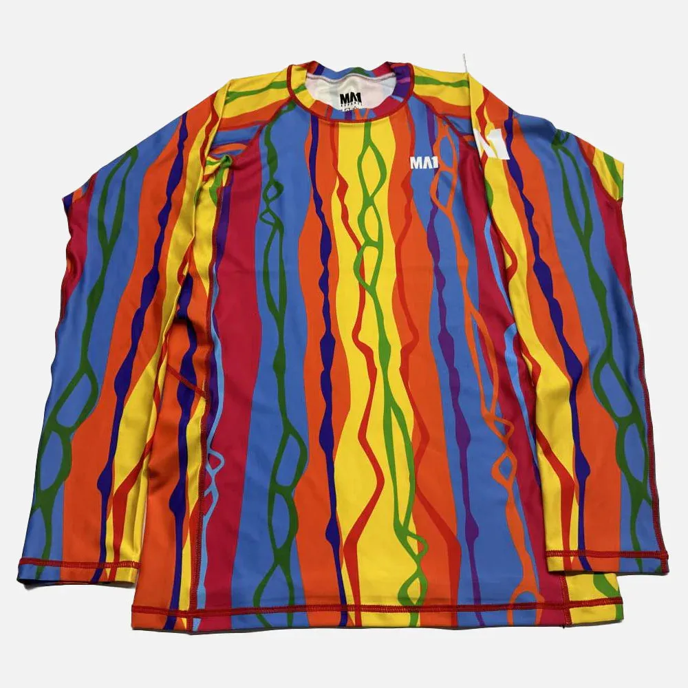 MA1 CHAOTIC KNIT LONG SLEEVE RASHGUARD