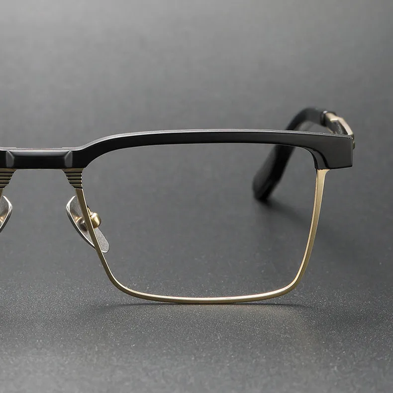 Malin Browline Retro Titanium Ultra-Light Glasses Frame