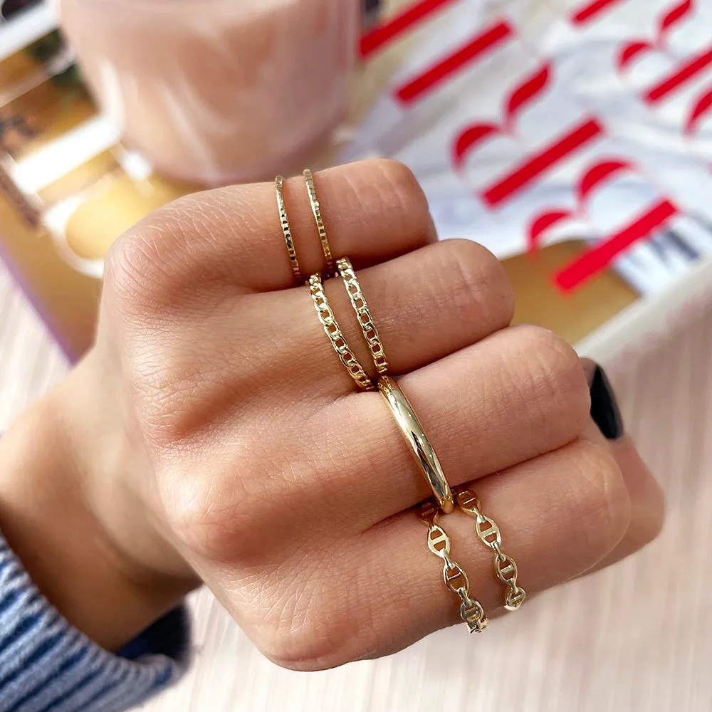 Mariner Link Ring 14k