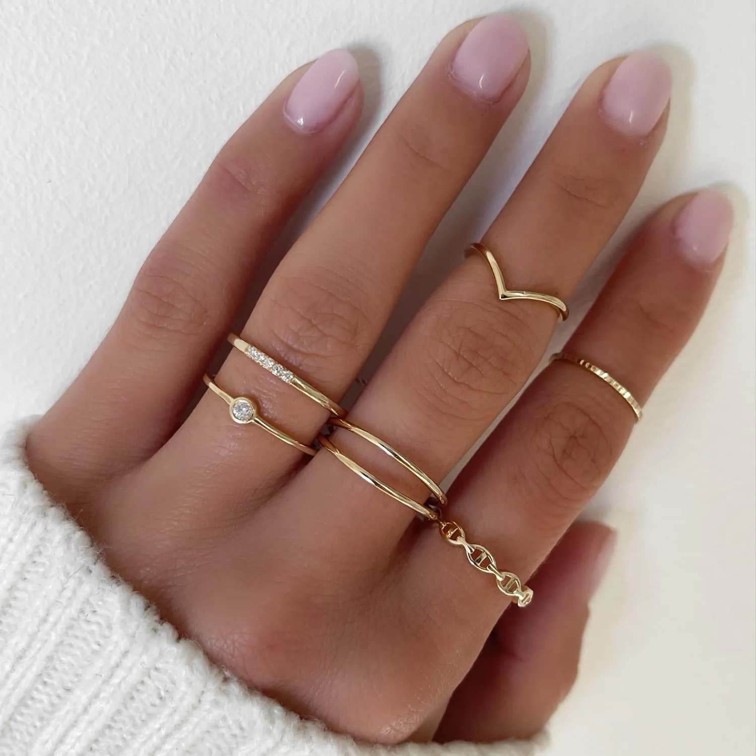 Mariner Link Ring 14k
