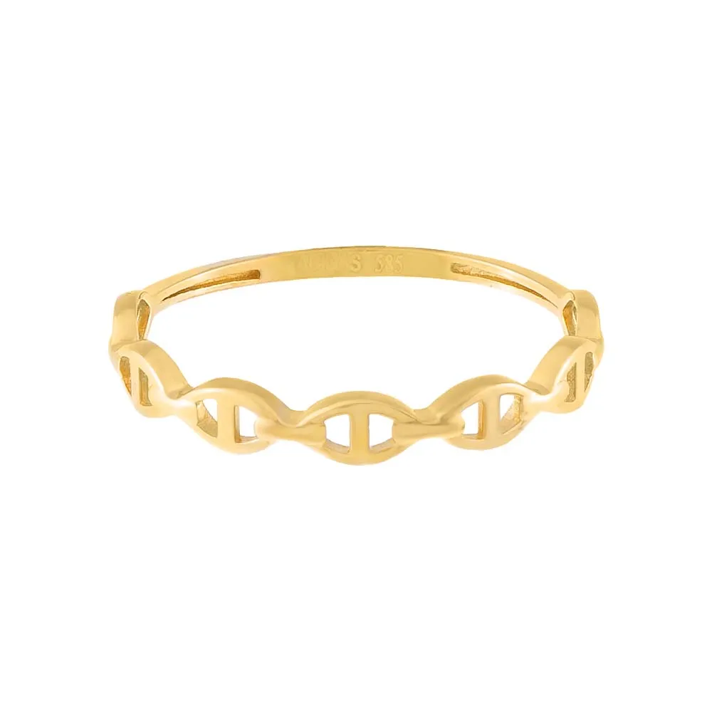 Mariner Link Ring 14k