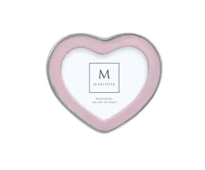 Mariposa Signature Pink Heart 4 x 6 Frame