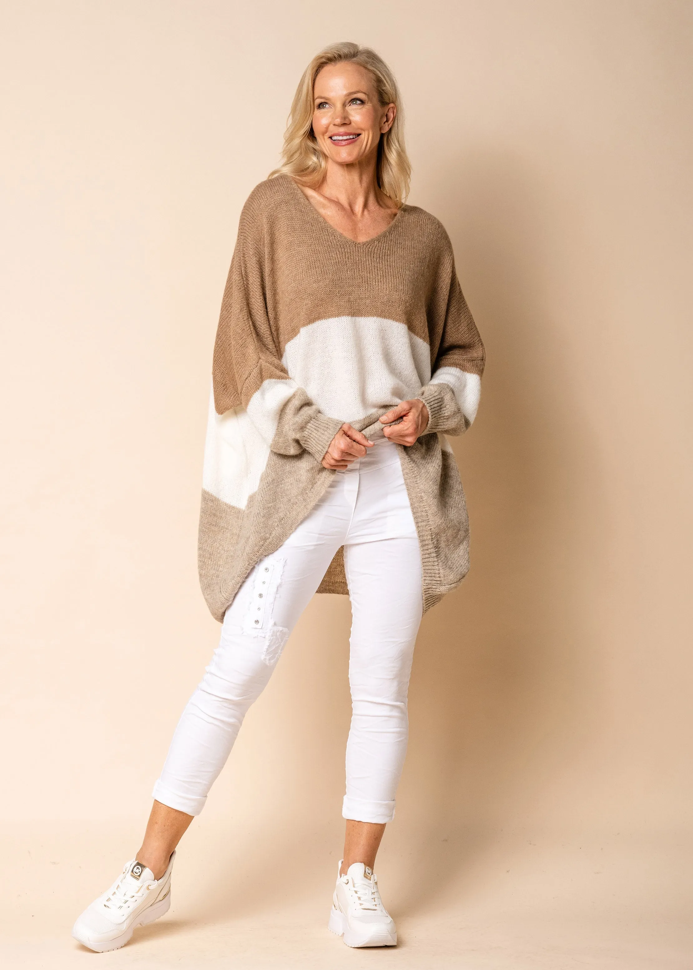 Meli Knit Top in Desert