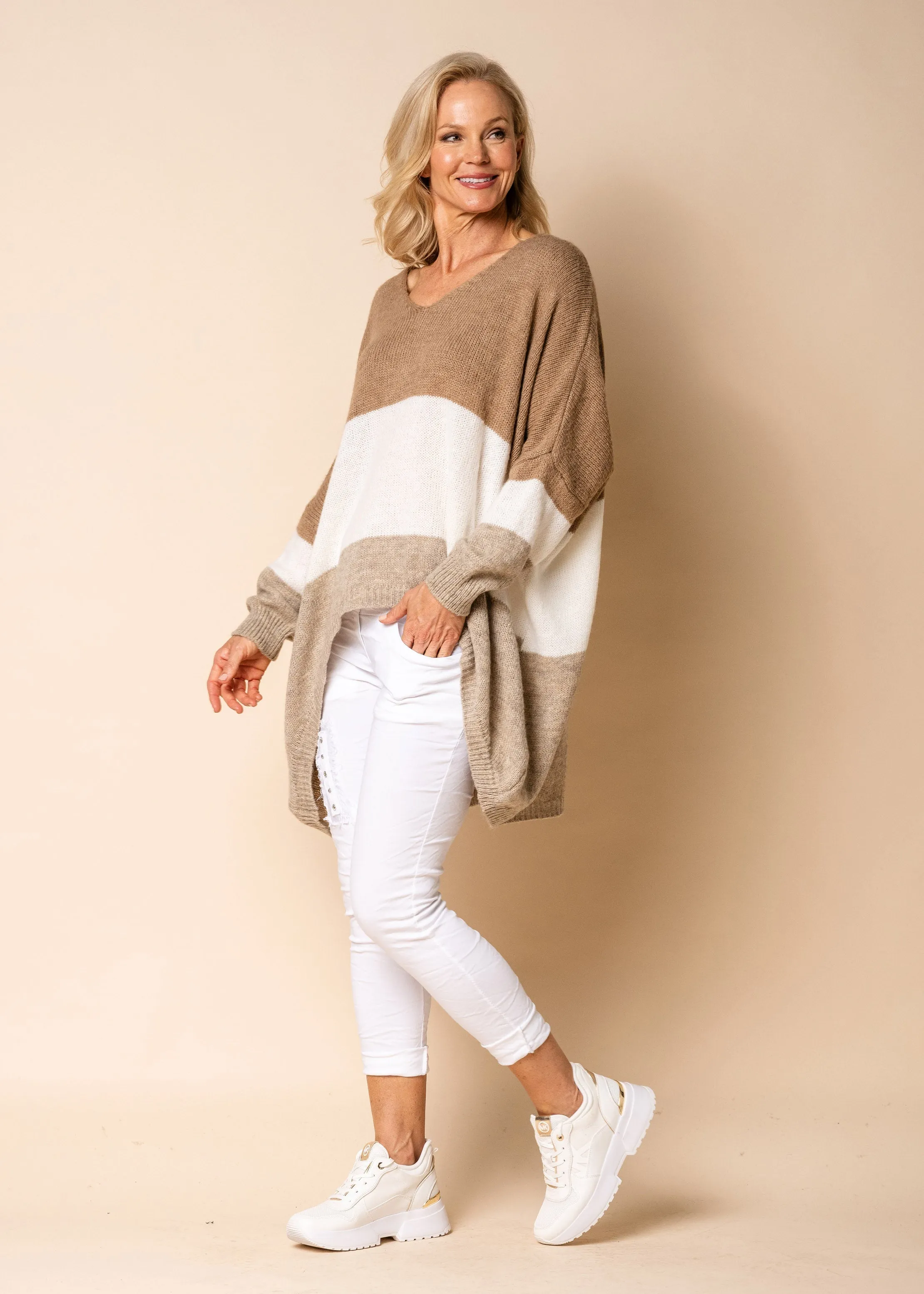 Meli Knit Top in Desert