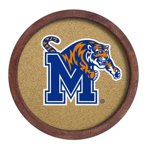 Memphis Tigers: "Faux" Barrel Framed Cork Board