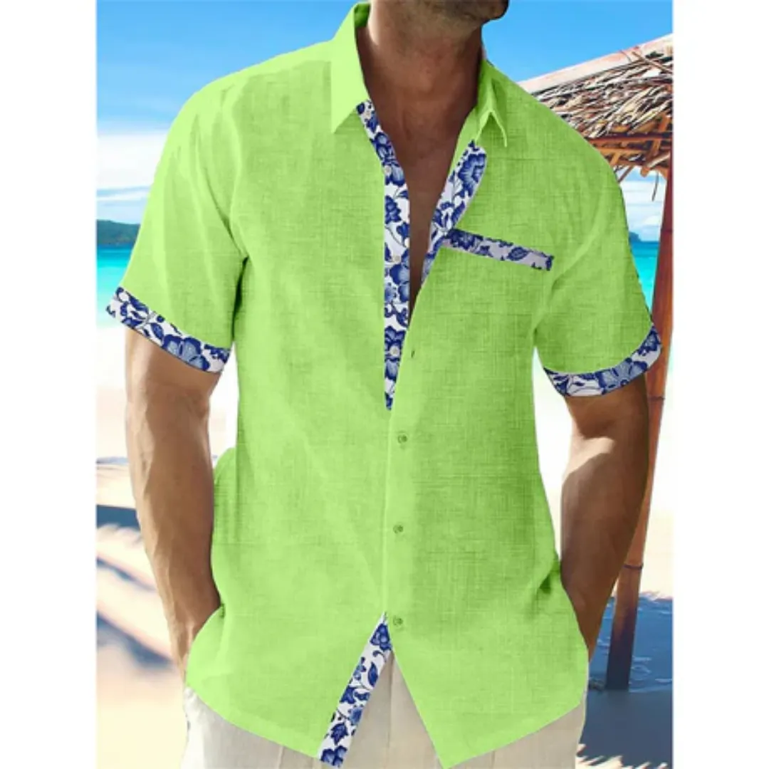 Men's Casual Short Sleeve Hawaiian Shirt | Summer