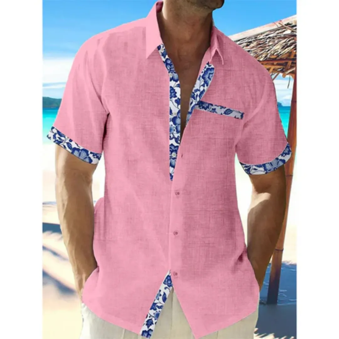 Men's Casual Short Sleeve Hawaiian Shirt | Summer