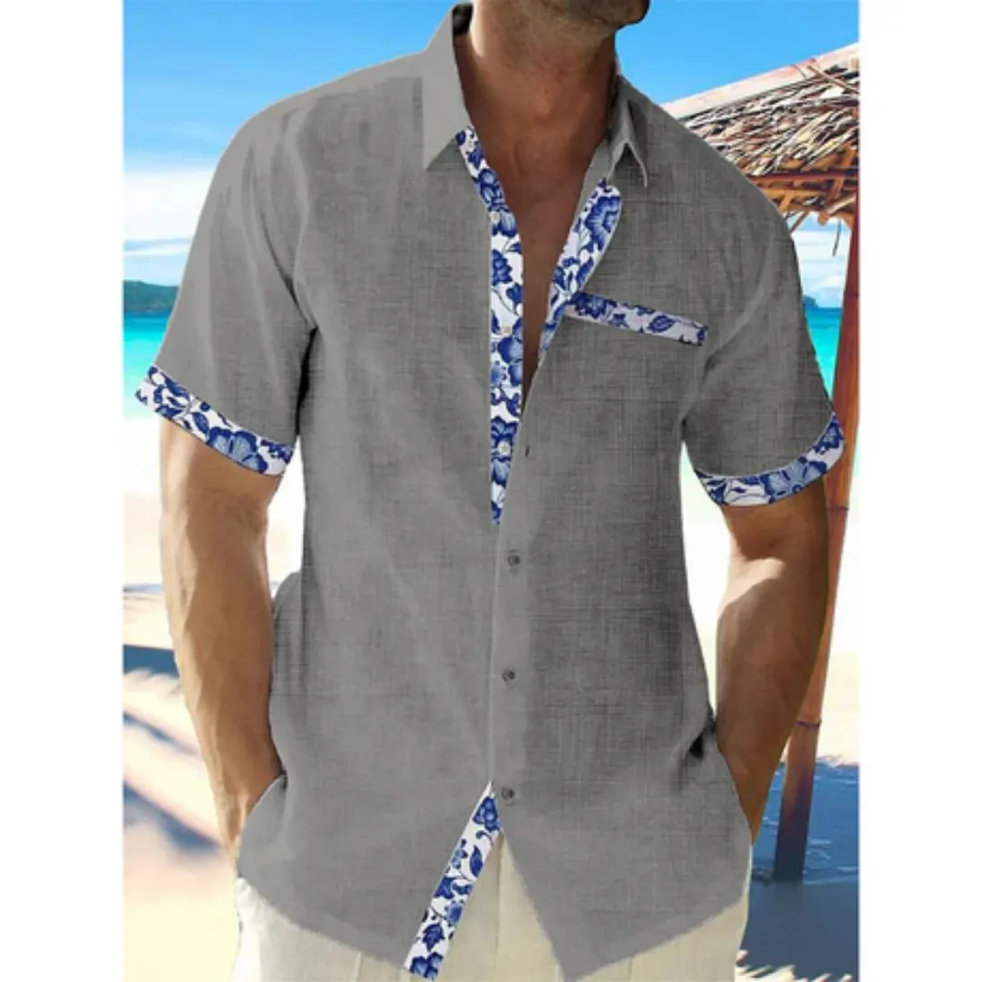 Men's Casual Short Sleeve Hawaiian Shirt | Summer