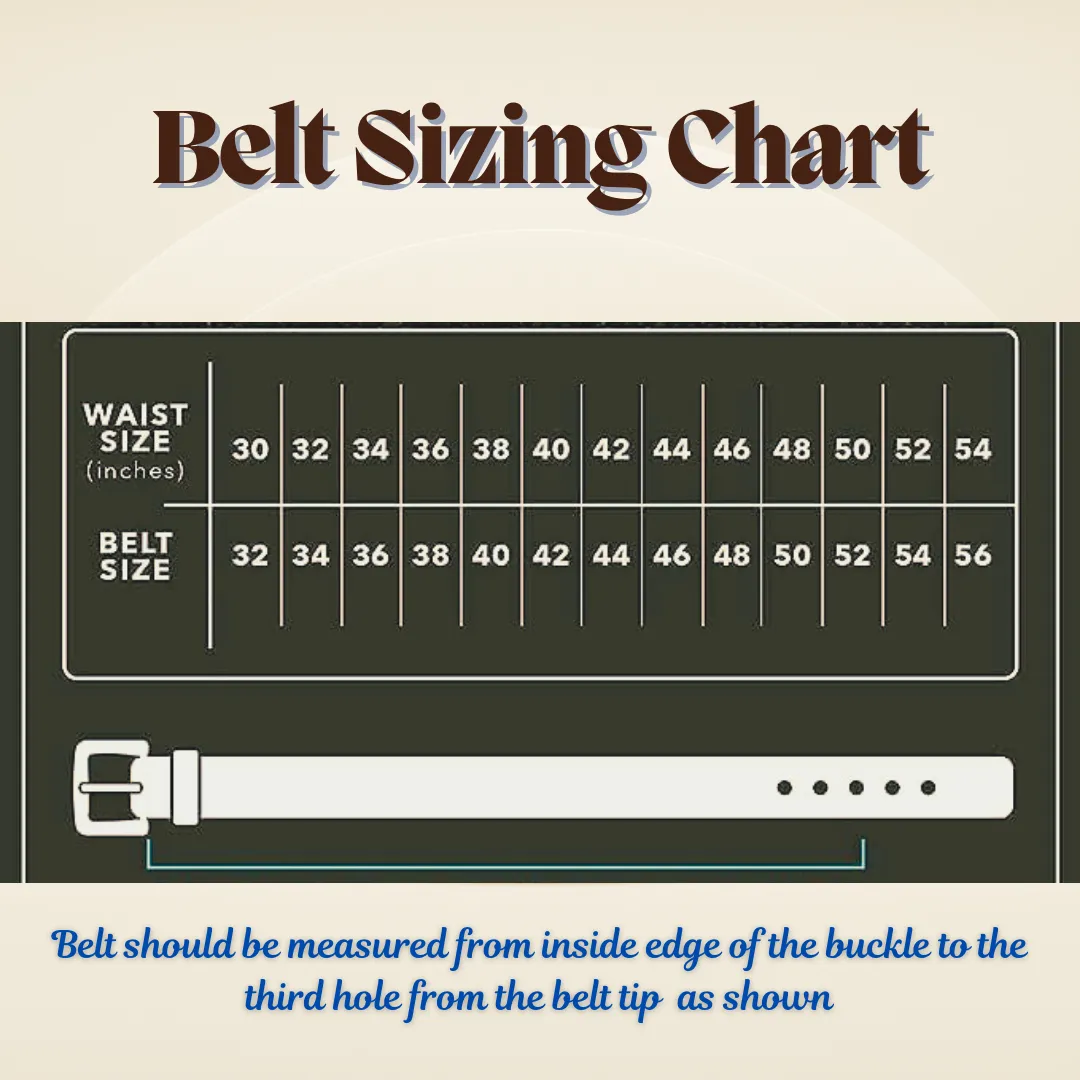 Mens Leather Belt 35mm Magic