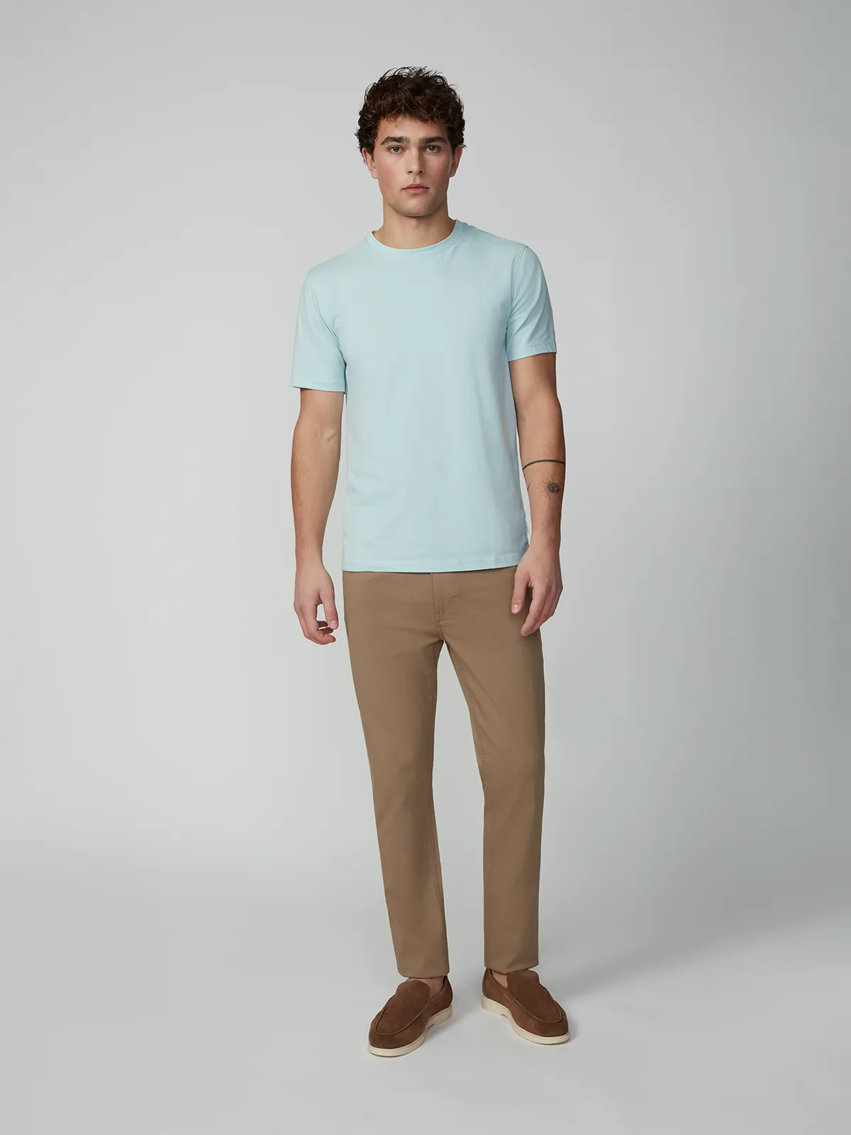 Men's Solid Bungee Relaxed 5-Pocket Pant
