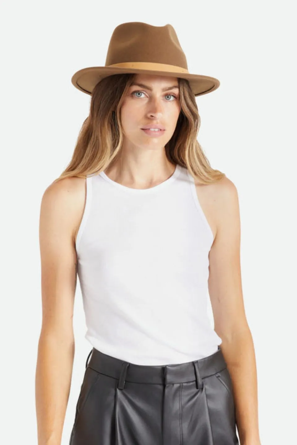 Messer Fedora Desert Palm Natural Wool Felt Hat