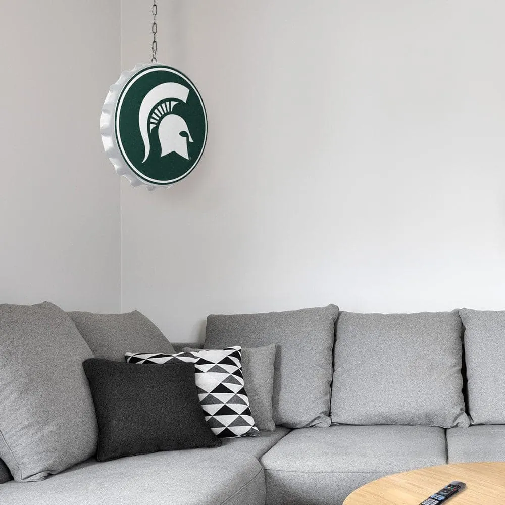 Michigan State Spartans: Bottle Cap Dangler