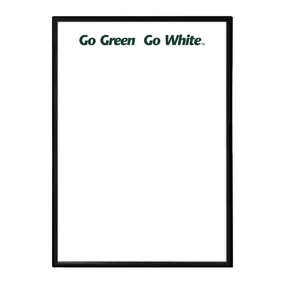 Michigan State Spartans: Go Green, Go White - Framed Dry Erase Board