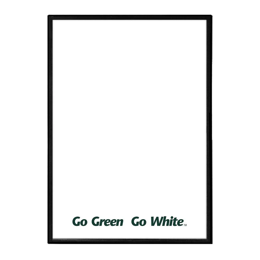 Michigan State Spartans: Go Green, Go White - Framed Dry Erase Board