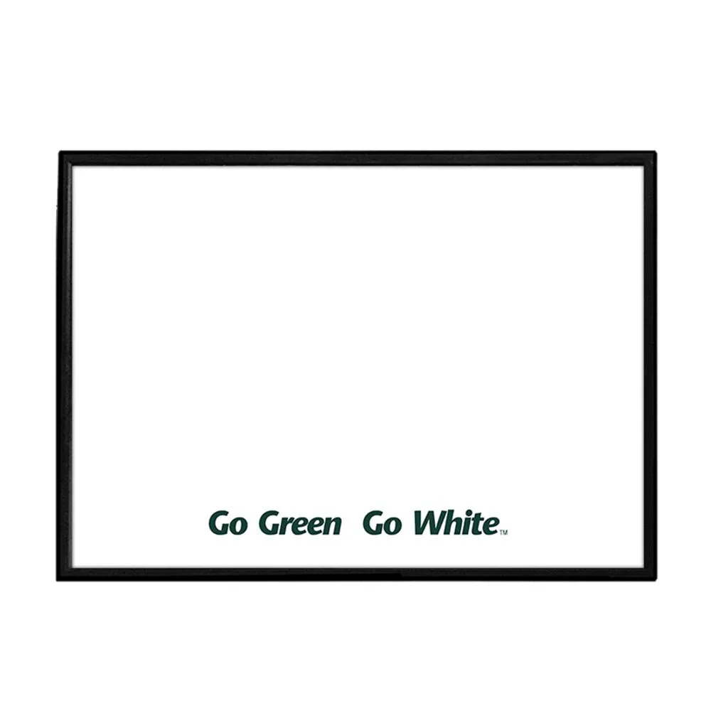Michigan State Spartans: Go Green, Go White - Framed Dry Erase Board