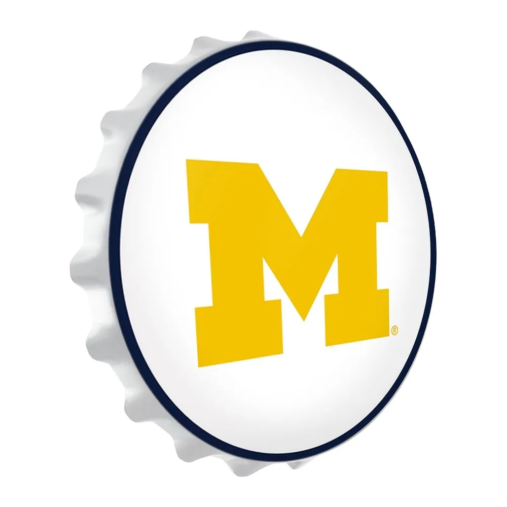Michigan Wolverines: Bottle Cap Wall Light