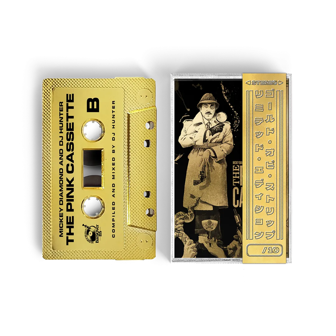 Mickey Diamond x Dj Hunter - The Pink Mixtape Cassette Tape (GOLD BARSOVERBS TAPE)(ONE PER CUSTOMER)