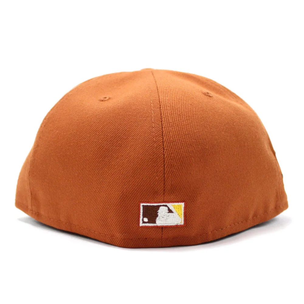 Milwaukee Brewers 1982 American League Champs New Era 59Fifty Fitted Hat (Rust Green Under Brim)