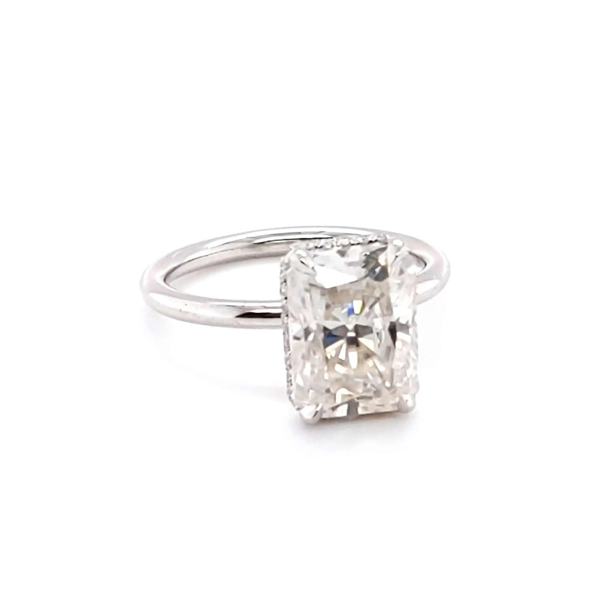 Mimi Hidden Halo Engagement Ring