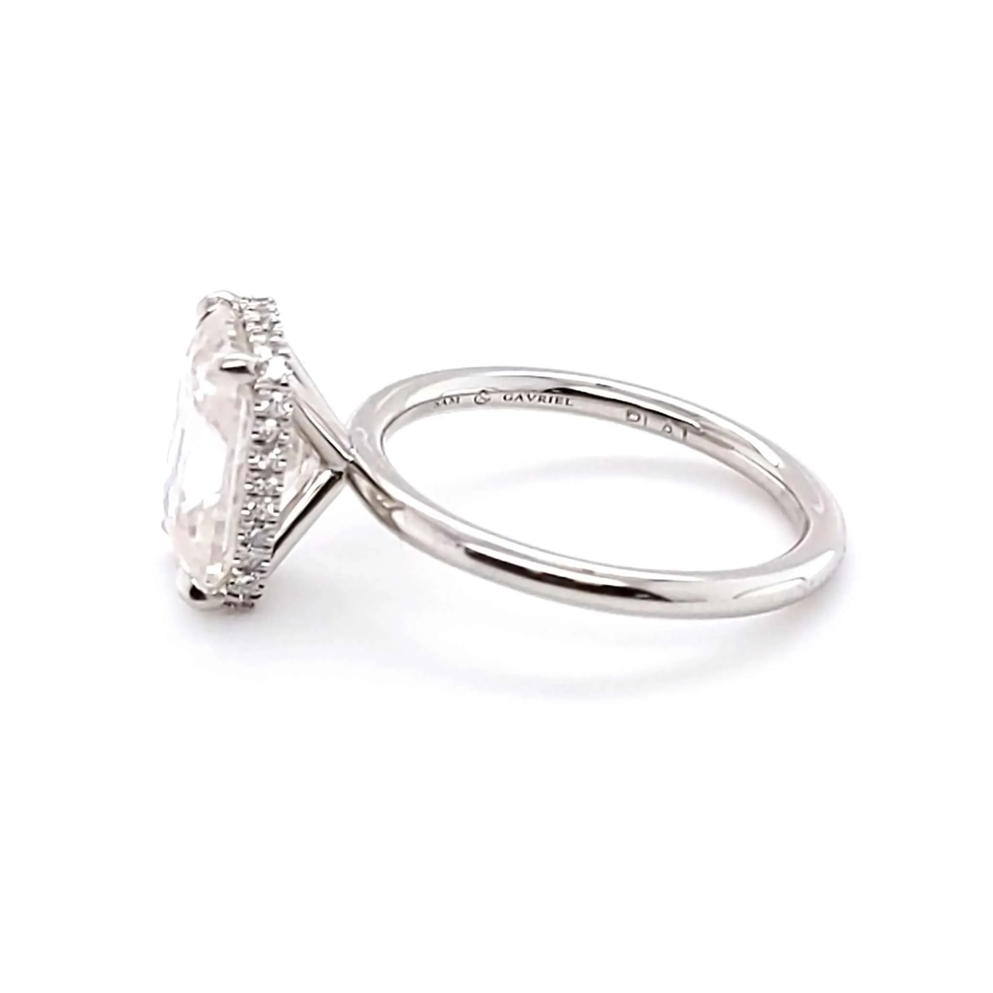 Mimi Hidden Halo Engagement Ring