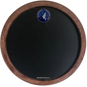 Minnesota Timberwolves: Chalkboard "Faux" Barrel Top Sign
