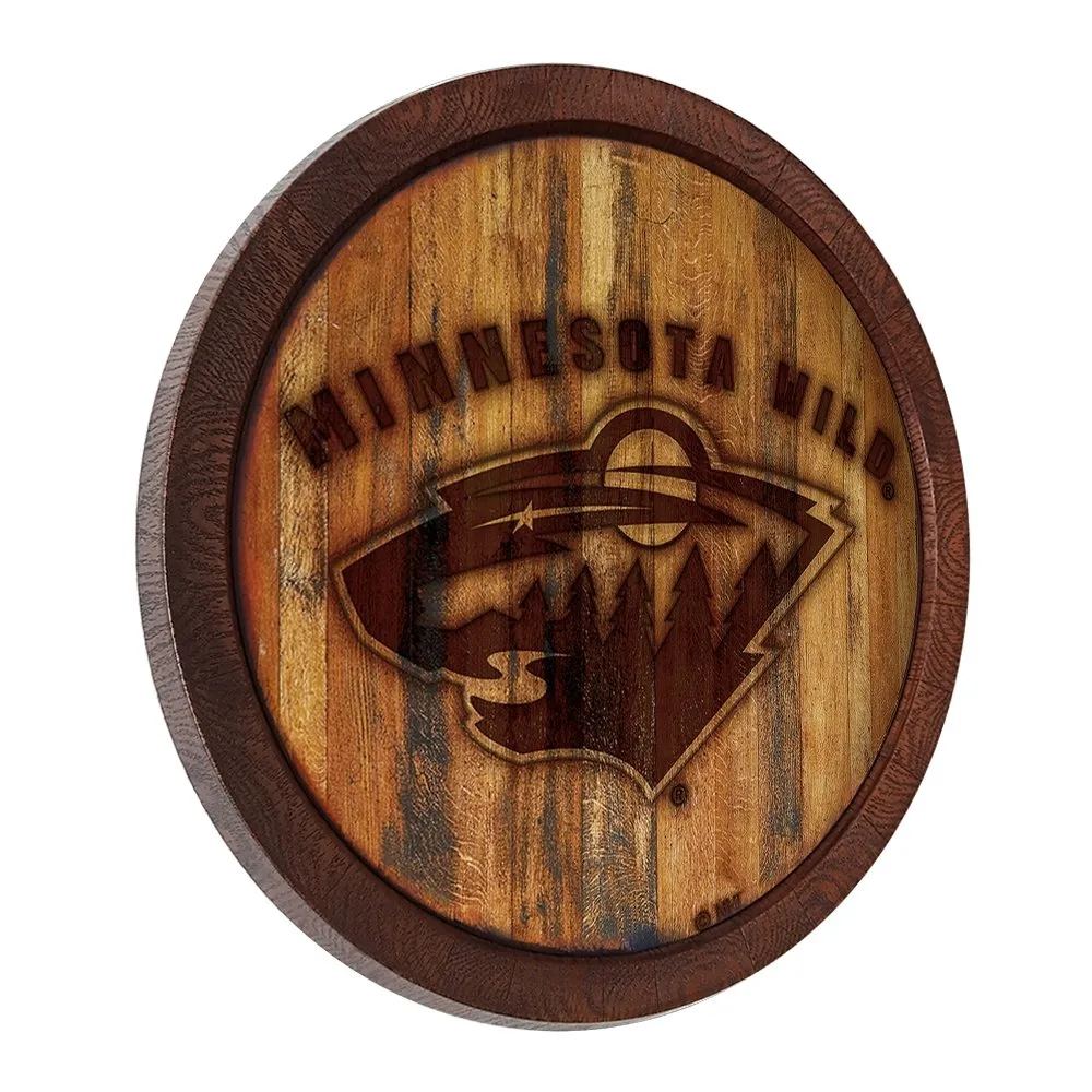 Minnesota Wild: Branded "Faux" Barrel Top Sign