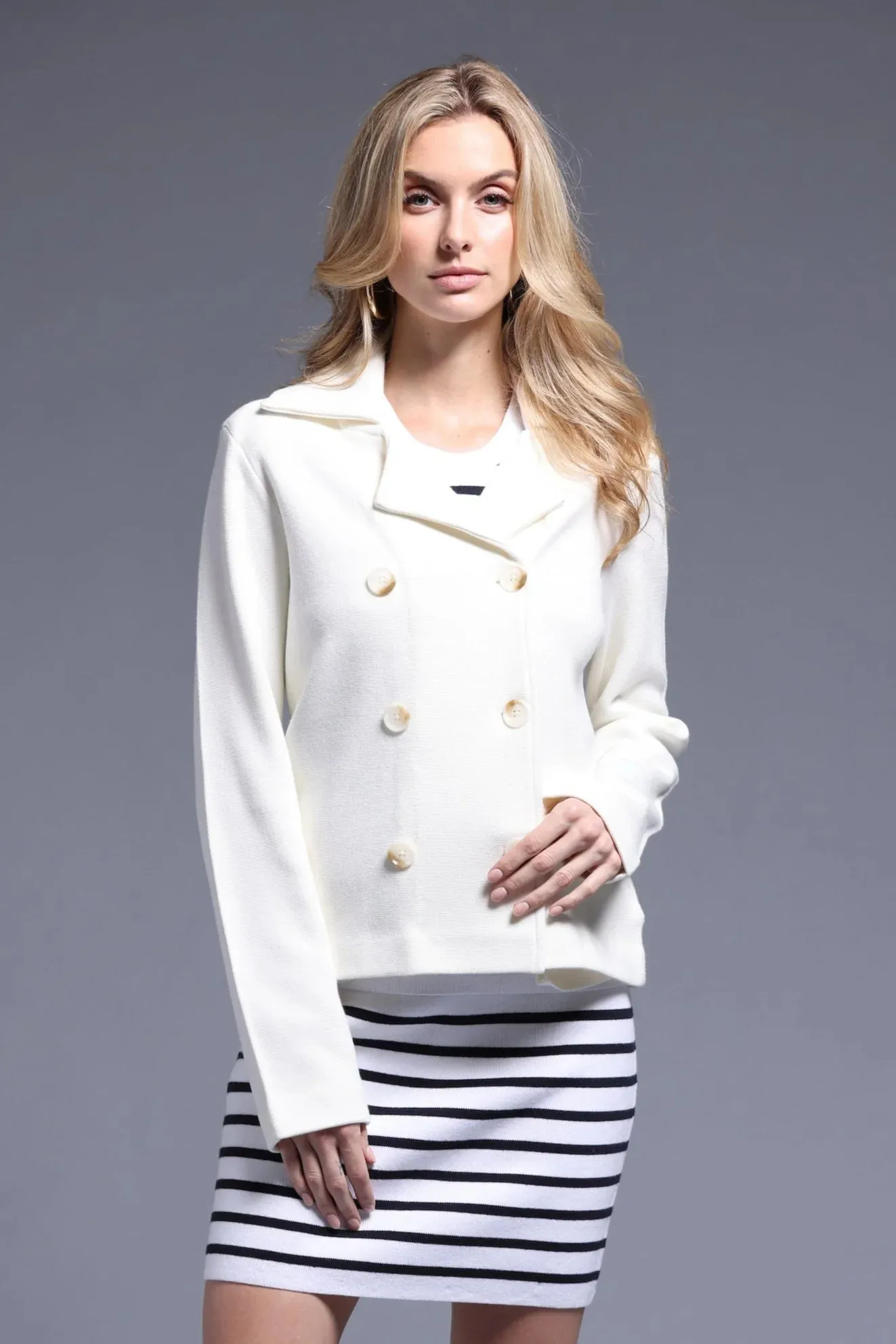 Minnie Rose Short Peacoat