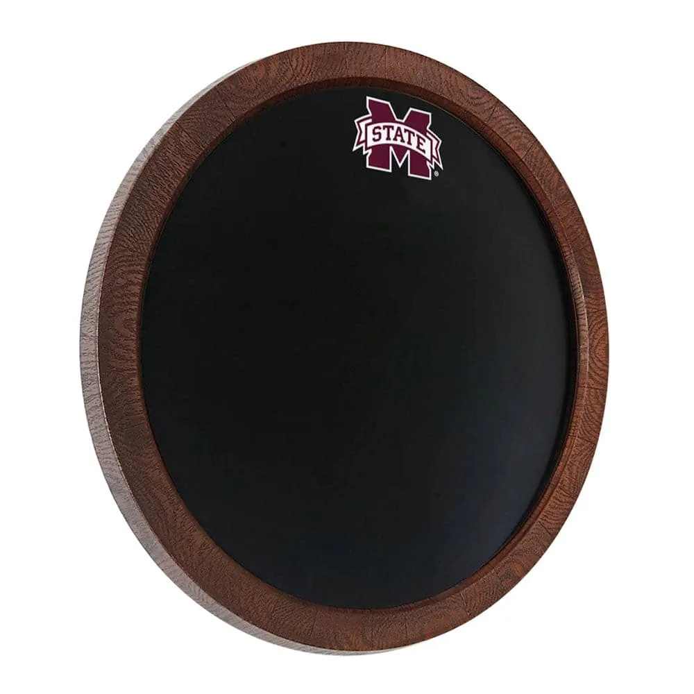 Mississippi State Bulldogs: Chalkboard "Faux" Barrel Top Sign